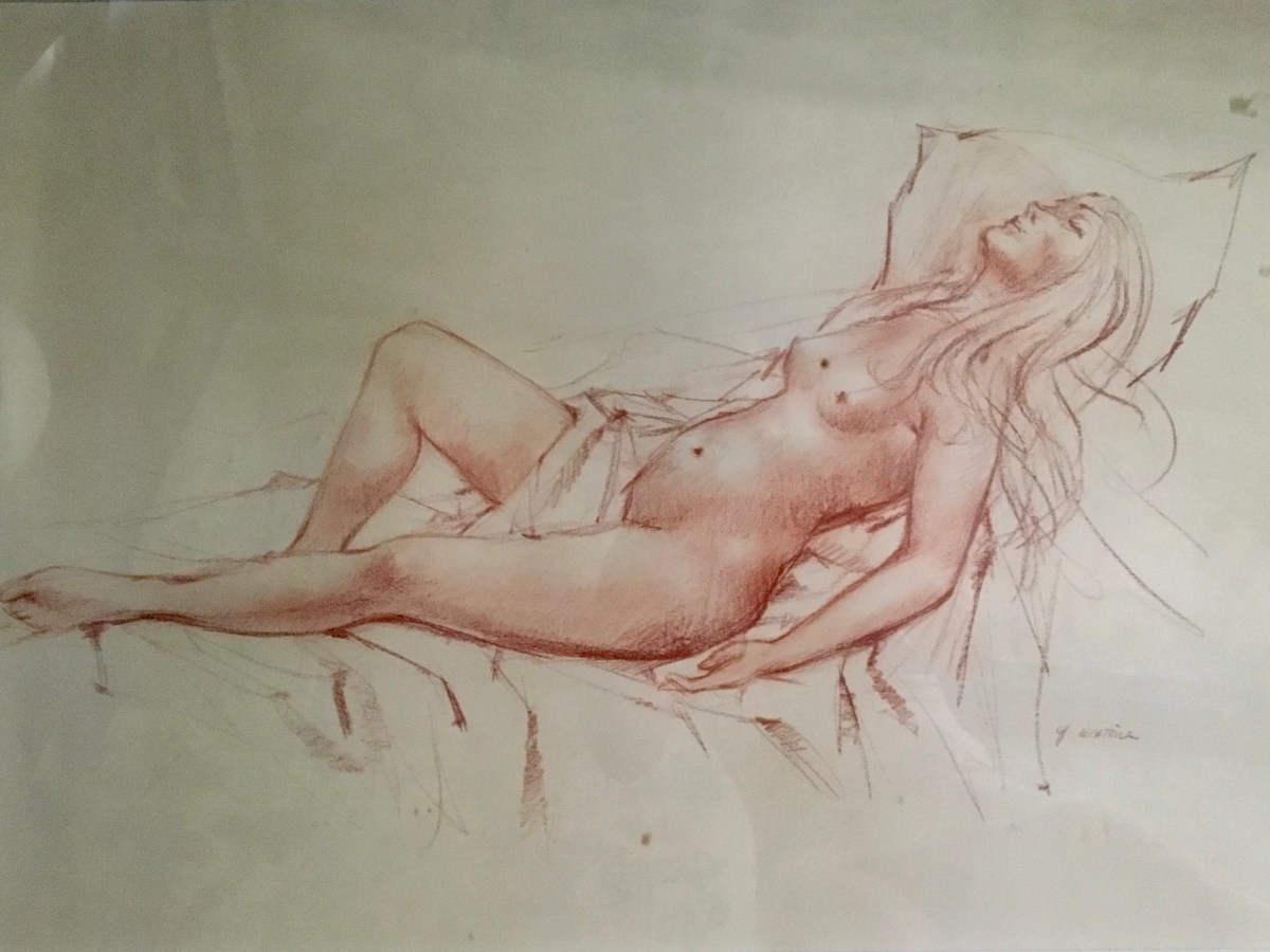 Quelques nus, au fusain, à la sanguine, à l&rsquo;huile…