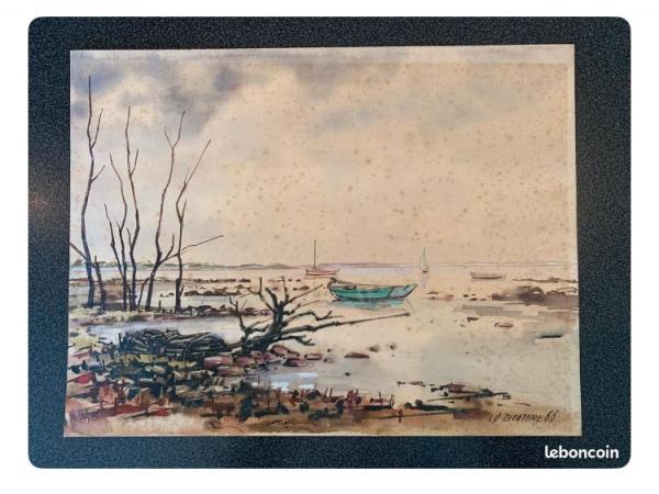 Une aquarelle sur LE BON COIN&nbsp;!